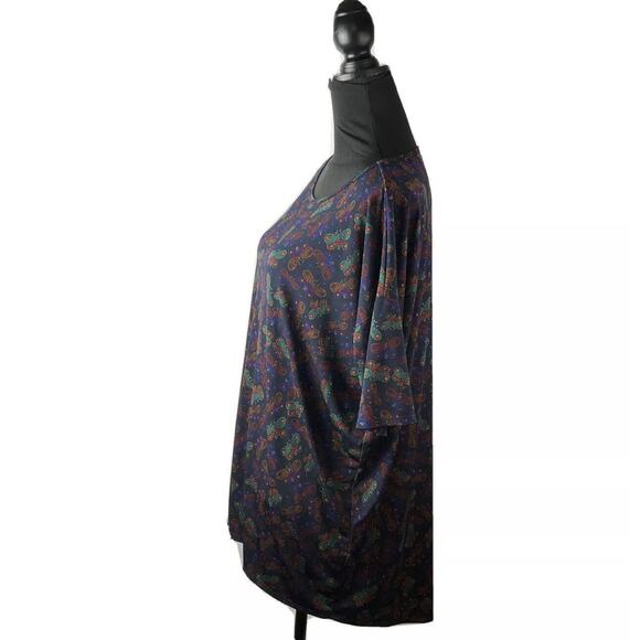 Lularoe Irma Medium Tunic Top Slinky Material Butterfly - Picture 2 of 8